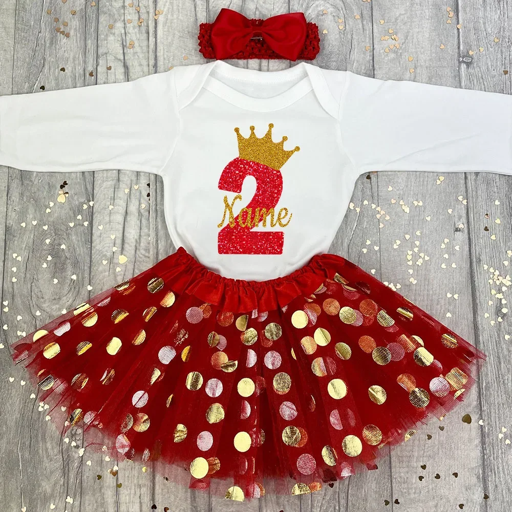 Body personalizado para cumpleaños de bebé, vestidos de pastel, vestido personalizado para niña, faldas tutú de lentejuelas, ropa, regalo de cumpleaños - imagen 5