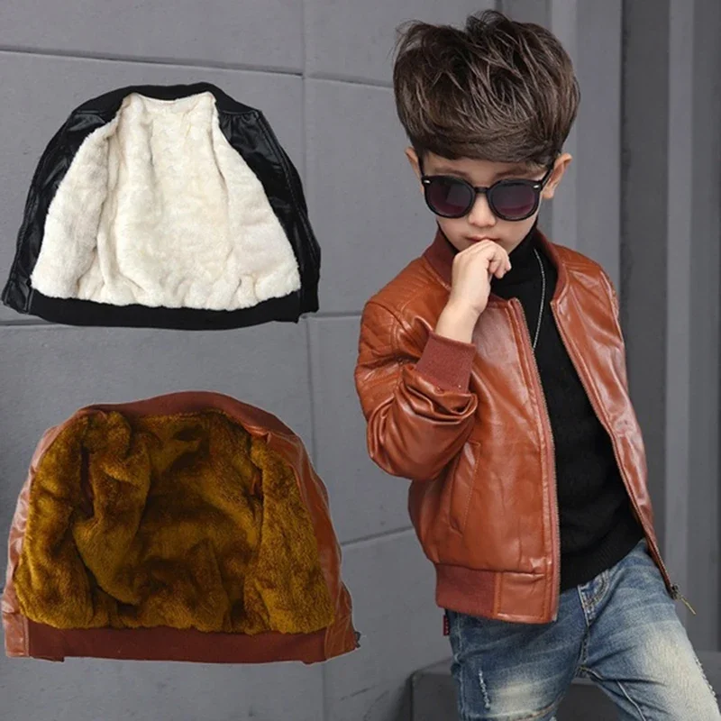 Abrigo de terciopelo y algodón para niño – Otoño invierno - imagen 4