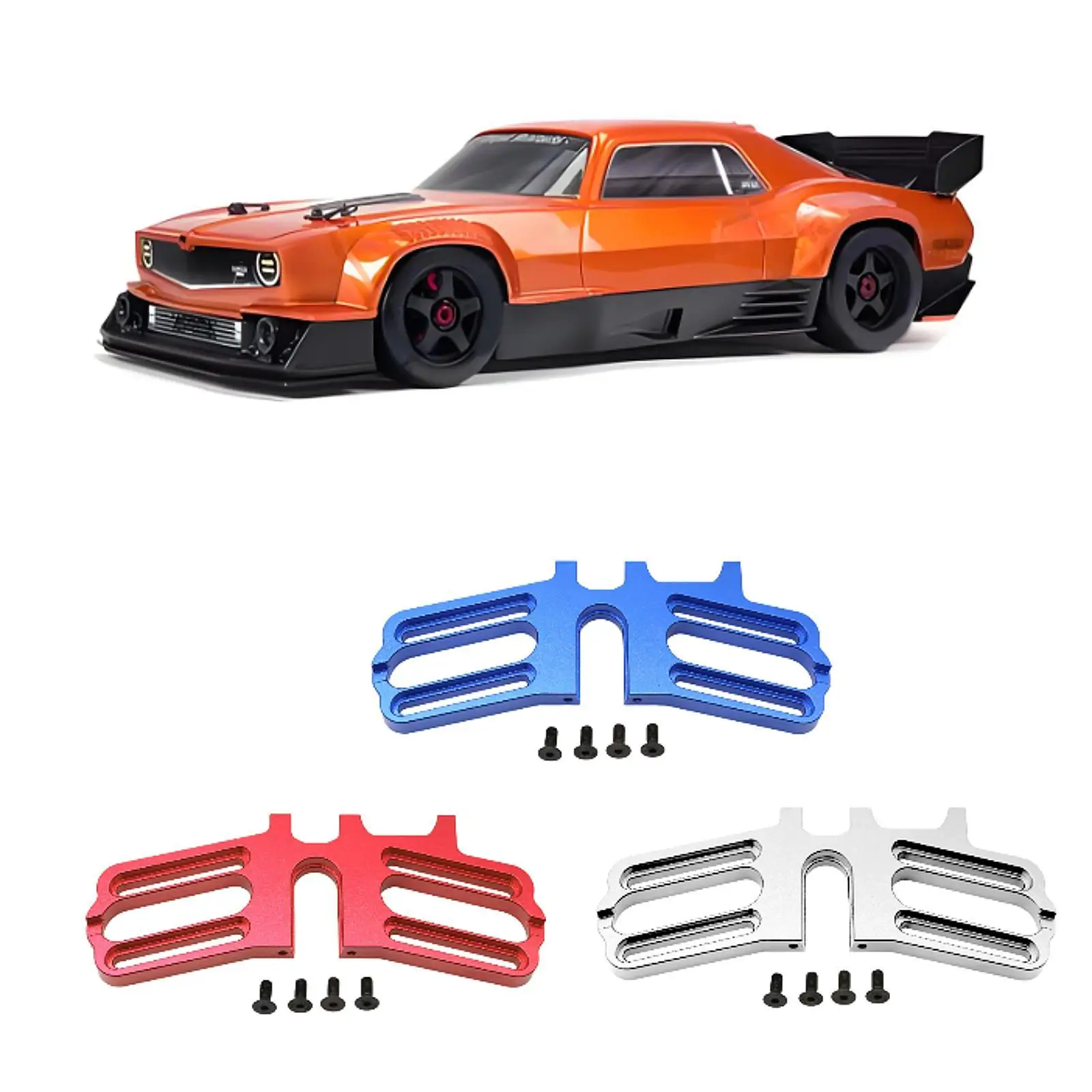 Soporte de Motor doble para coche teledirigido 1:7, soporte de montaje de Motor de liberación rápida para coche de Control remoto sobre orugas - imagen 4