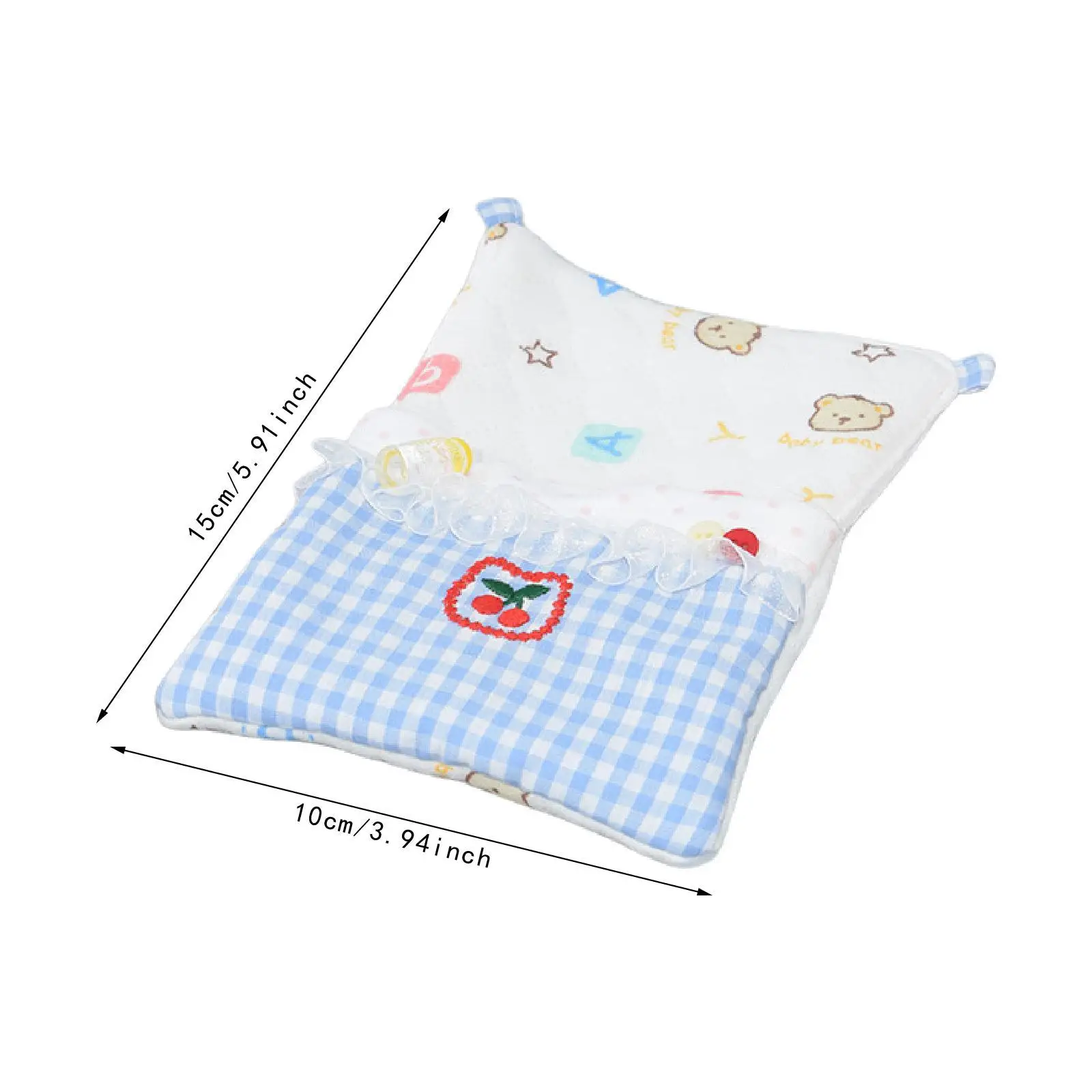 3 Pieces Doll Bedding Accessories Set,Doll Bed Accessories Quilt Pillow and Eye Mask Decorative Cute Comfort Pretend Play 3 Pieces Doll Bedding Accessories Set,Doll Bed Accessories Quilt Pillow and Eye Mask Decorative Cute Comfort Pretend Play
