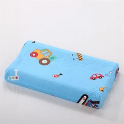 Funda de almohada infantil de algodón con dibujos animados