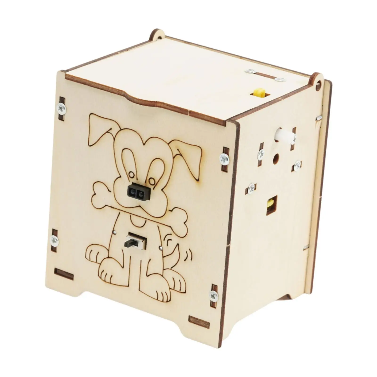 Smart Trash Bin DIY Kit Model Assemble Kits Trash Can for Kids Child Crafts