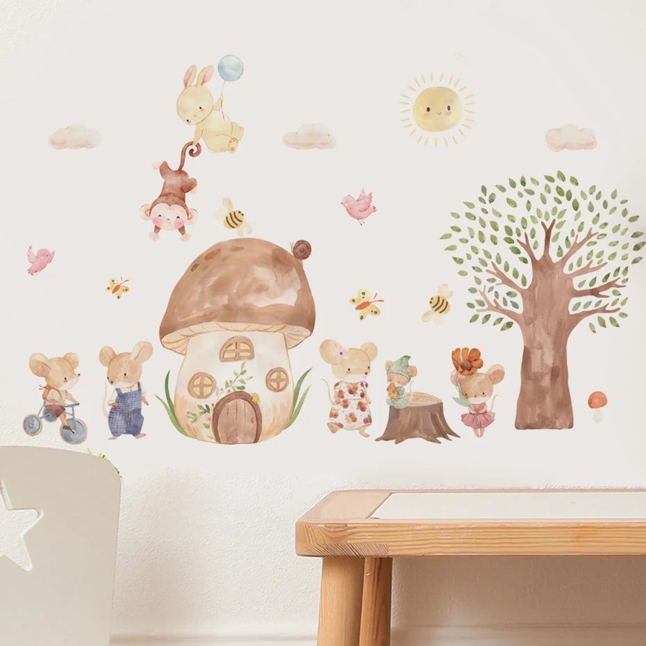 Pegatinas de pared animales para habitación infantil – Eco diseño - imagen 5