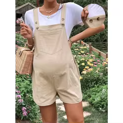Mono de maternity verano – Algodón natural para embarazadas