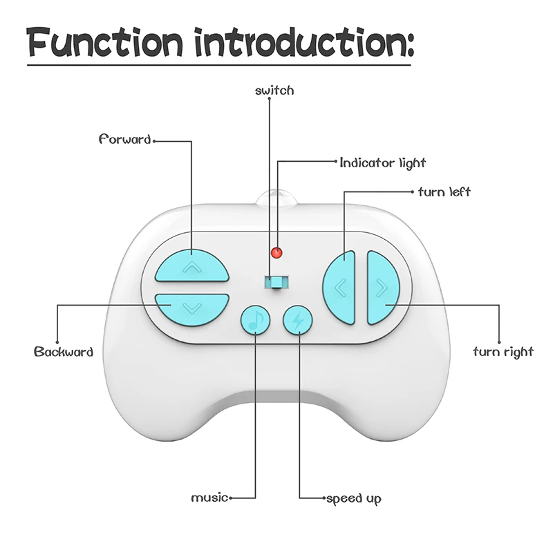 Kids RC Bumper Cars 2.4G Remote Control Cars Wooden Horse Carriage with Trailer Light Parent-child Competitive Interactive Toys - imagen 5