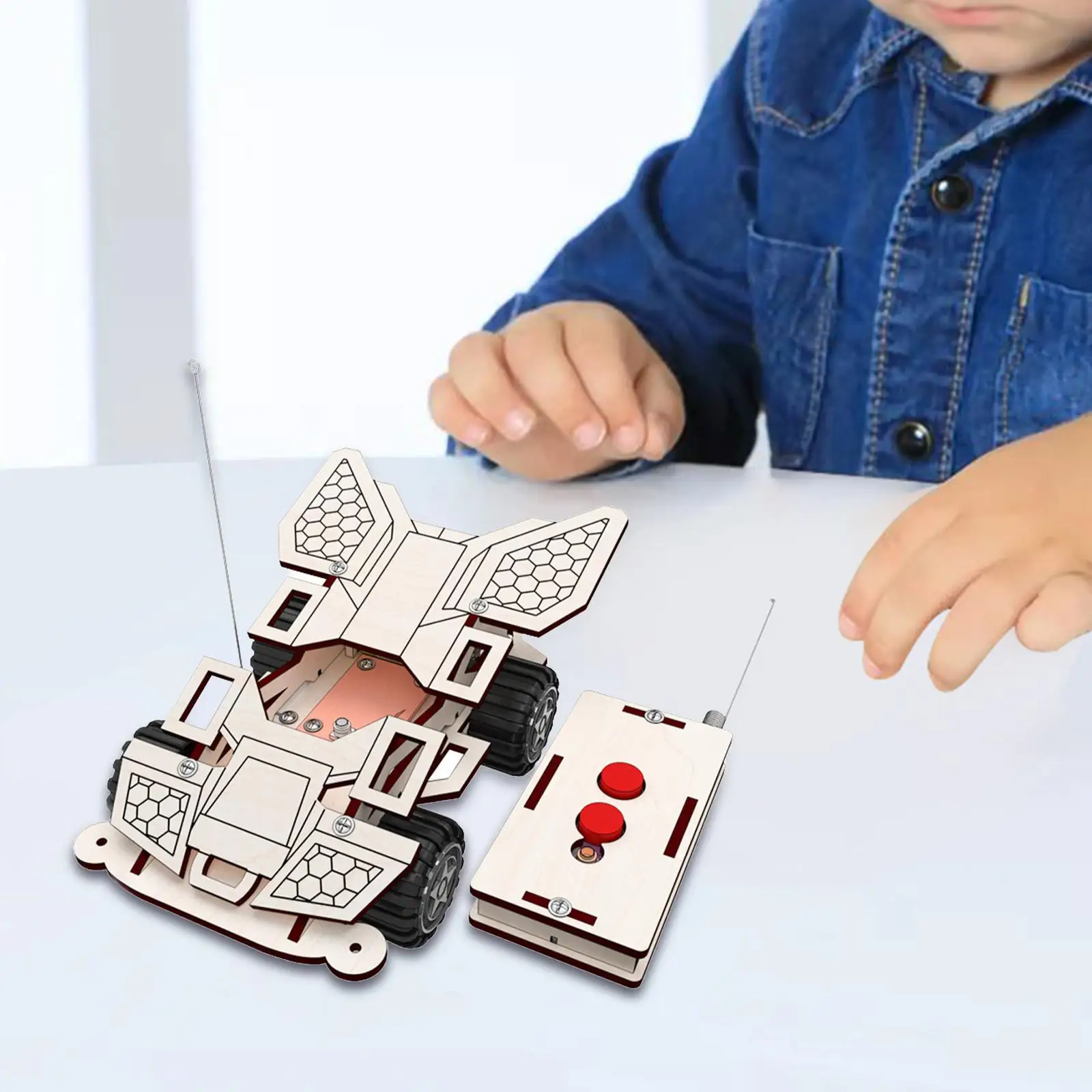 Car Material Pack Interactive Toy Building Diy Science Experiments