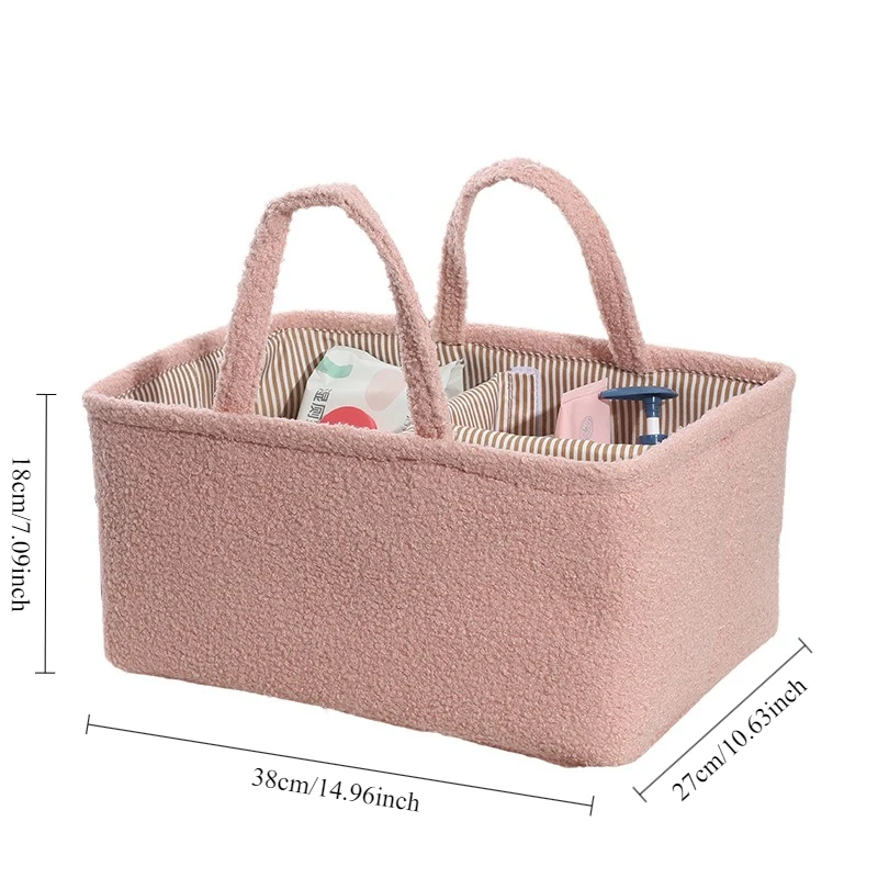 Bolsa de viaje portátil para mamá, bolsa de pañales, almacenamiento de biberones, bolso multifuncional, cesta organizadora de productos para bebés - imagen 3