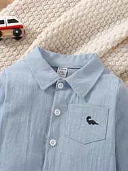 Camiseta manga larga suave para bebé recién nacido