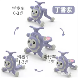 Cochecito Cuatro en Uno para niños, andador multifuncional para bebé, nuevo carrito de paseo, bicicleta para niños