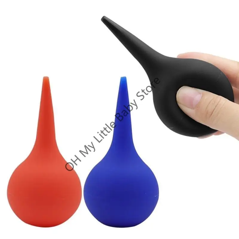 Jeringa oreja M76C, 1 unidad, Bombilla mano, Bombilla para lavado orejas, Bola jeringa succión silicona, 1 ud. - imagen 2