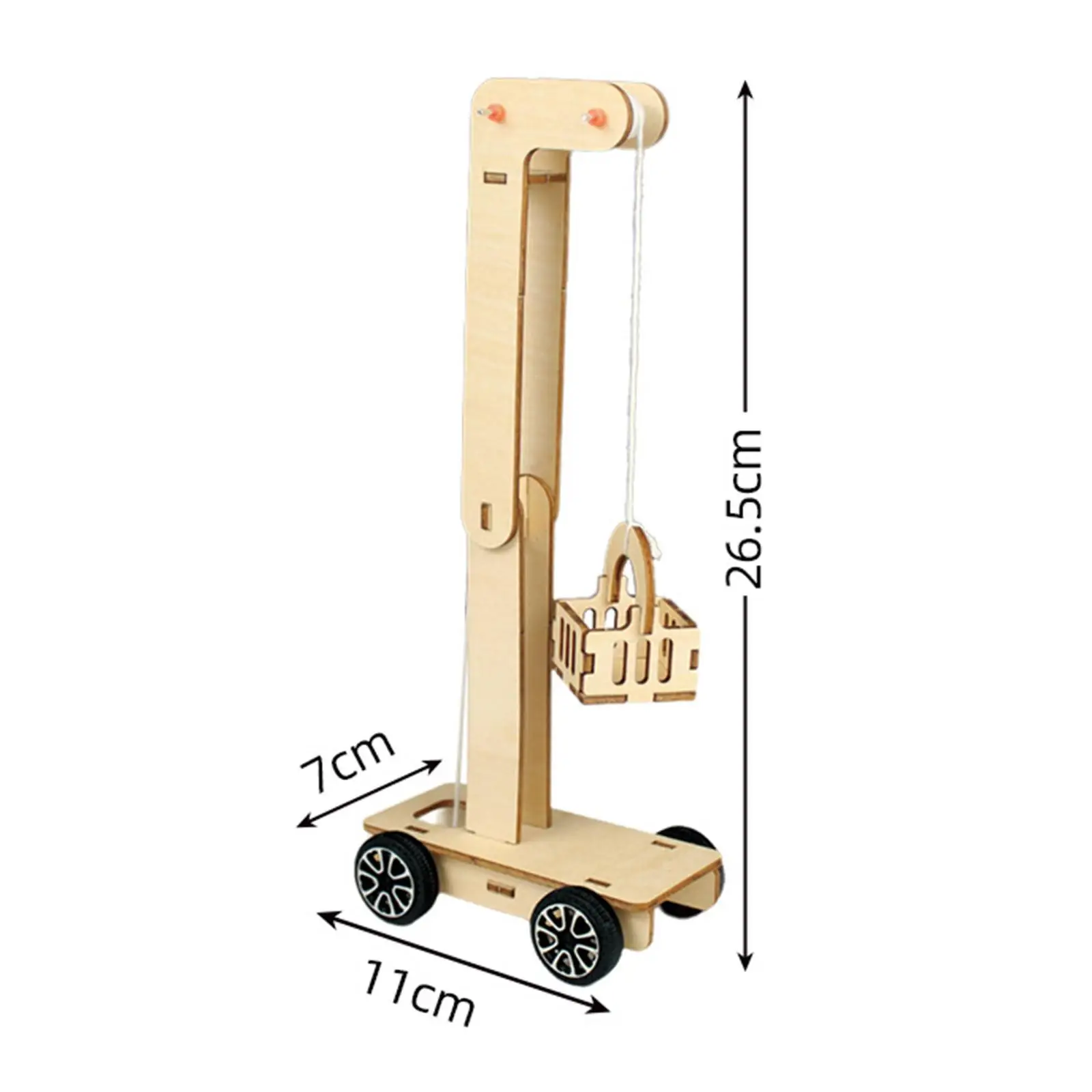 Science Education Toy Experiment Toy Teaching Props DIY Gravity Car Toy Gravity Trolley Science Toy for Kids Children Teens