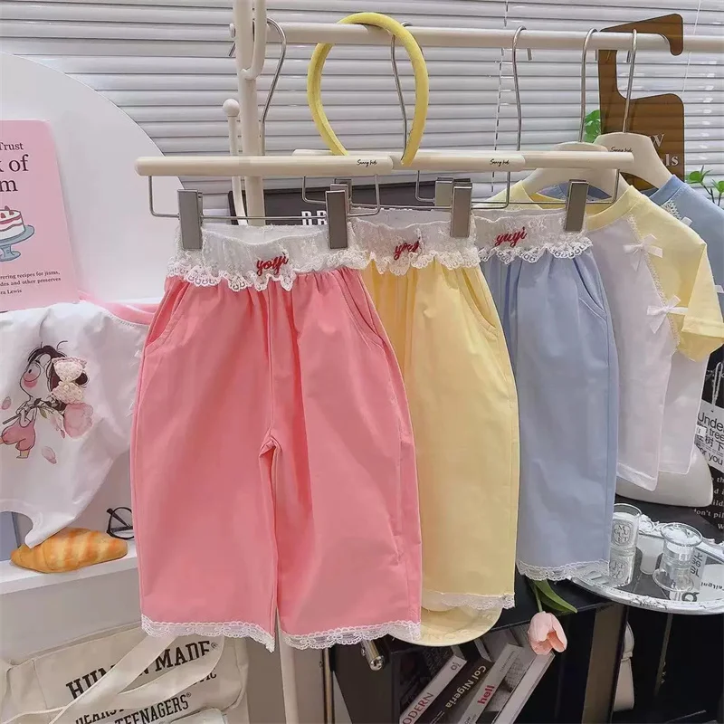 Pantalones antimosquitos para niñas – Chándal veraniego suelto