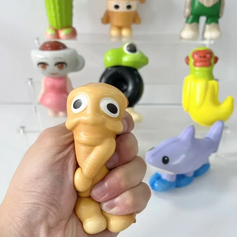 Juguetes de descompresión cerebral italiano, capuchino Assassino, juguete suave de rebote lento, adornos de mesa creativos, alivia el estrés, regalo para niños - imagen 4