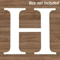only Letter H No Box