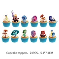 24pcs Cake Toppers