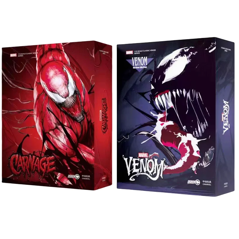 ZD Toys Venom Figuras de acción Carnage Colección en caja Figuras de acción para adultos Juguete para niños
