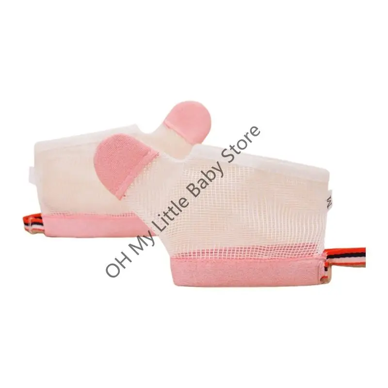M76C Mitts para bebés ajustables para prevención chupas dedos, guantes protección mano física para bebés 6-24 - imagen 5