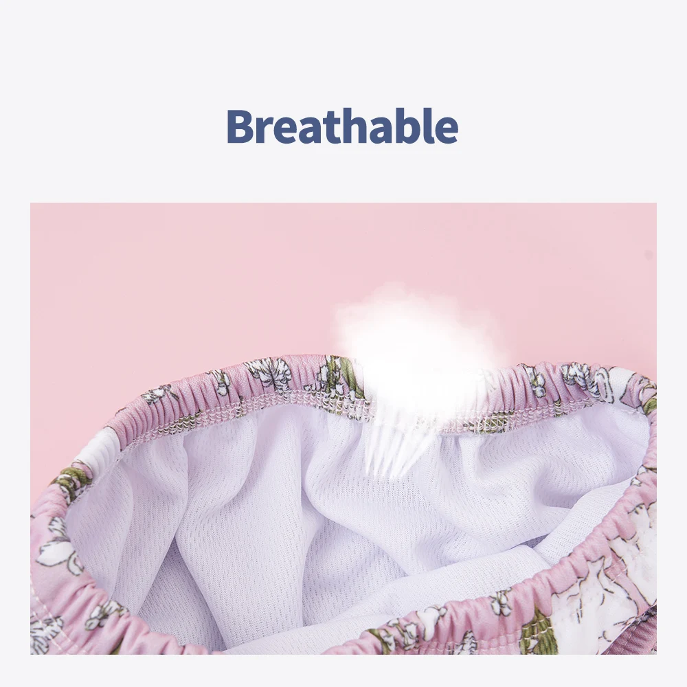 Pañal de natación impermeable reciclado de 3 tamaños, pantalones de pañales de natación lavables y reutilizables - imagen 4