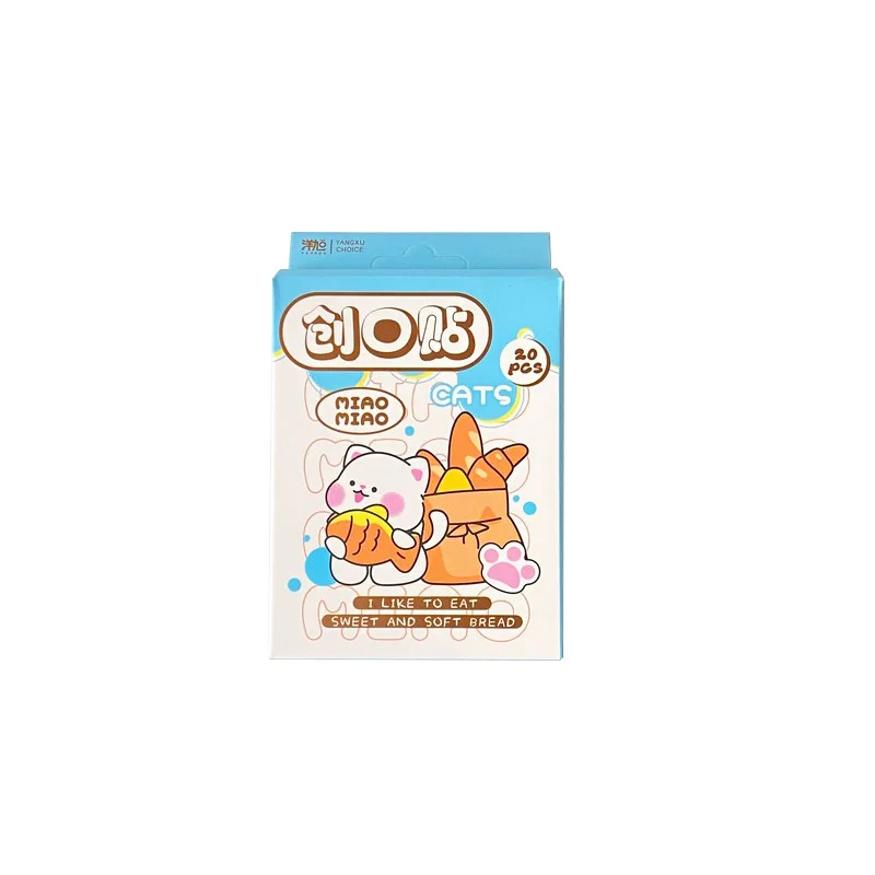 20 piezas en una caja impermeable y transpirable tirita para heridas al aire libre portátil hogar vendaje autoadhesivo yeso - imagen 5