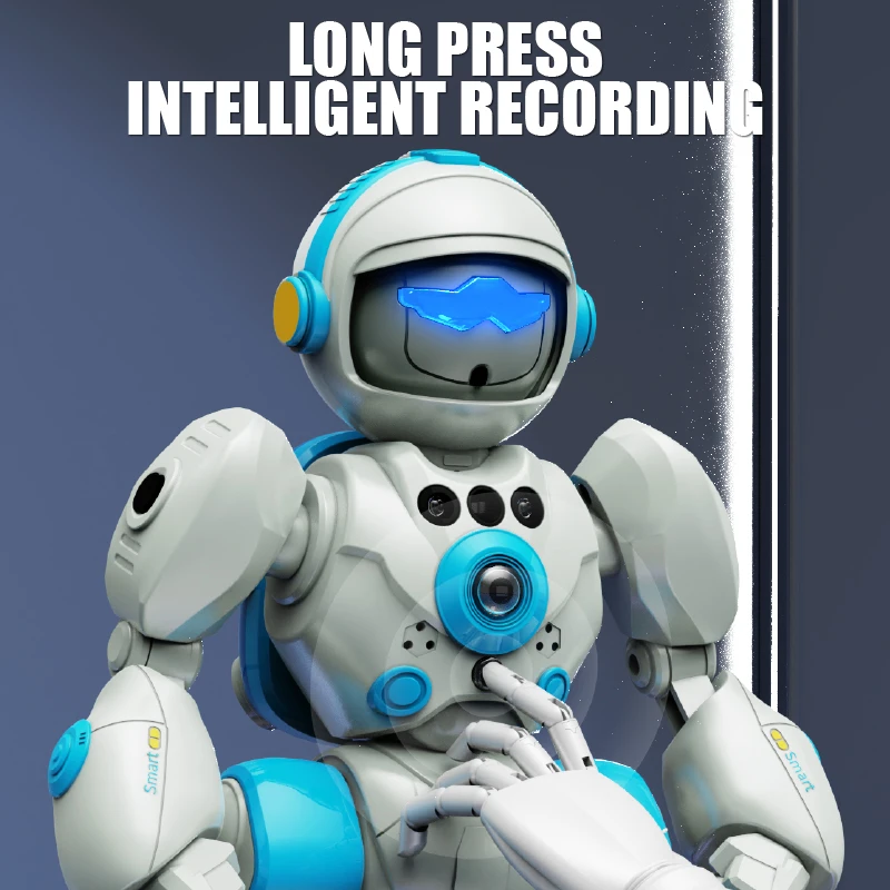 Intelligent RC Robot Voice Gesture Control Programming Machine Music Dancing Toys Recording Electric Robot Toy Christmas Gift - imagen 5