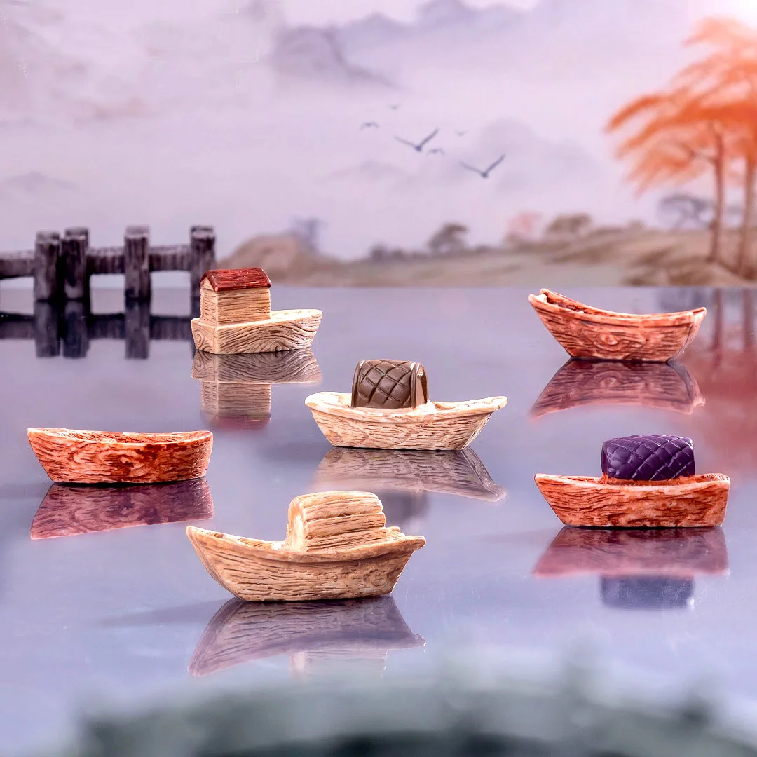 Figurita de micropaisaje artesanal para decoración del hogar, accesorios de jardín de hadas en miniatura, moderno, 10 piezas, nuevo