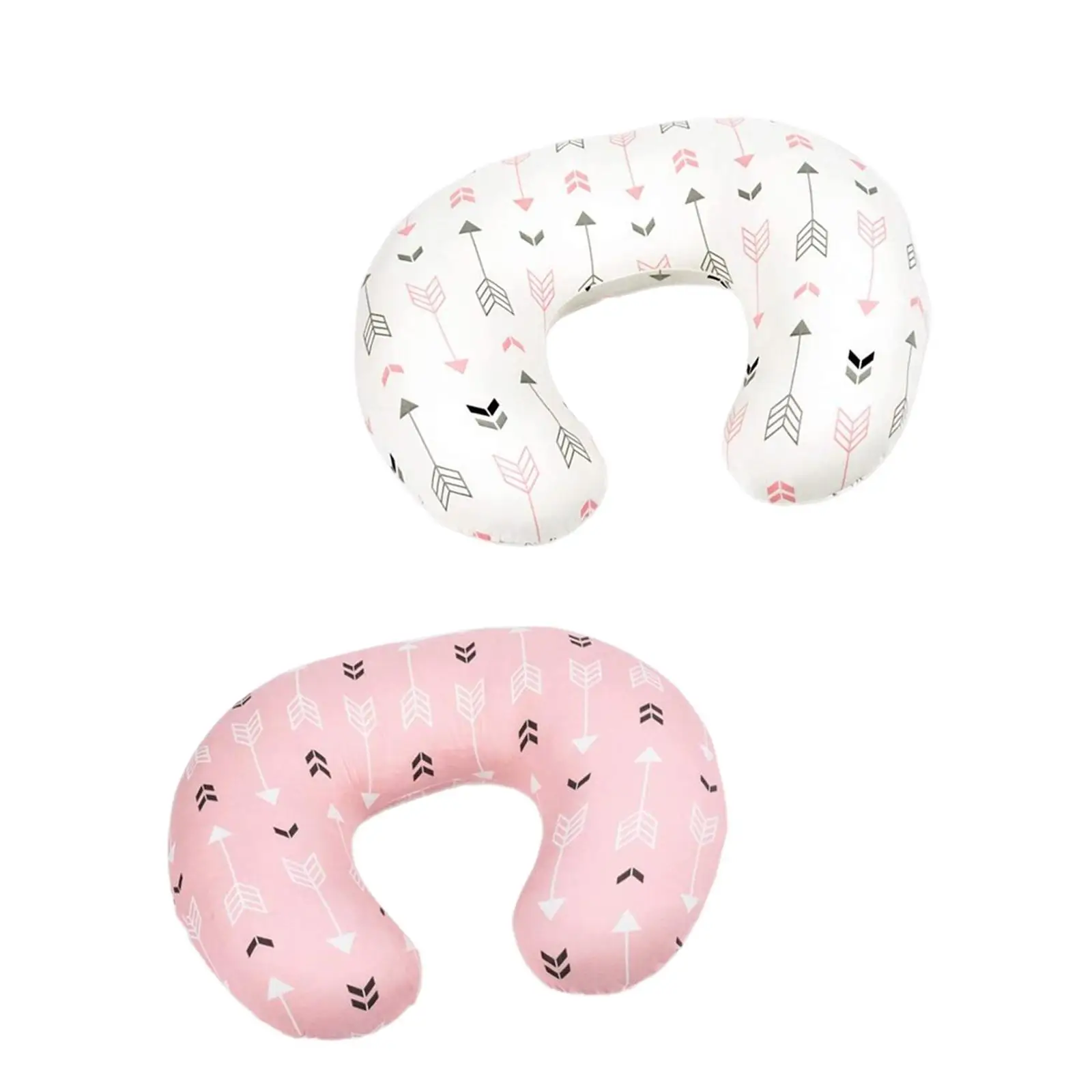 2 Pieces Baby Feeding Pillow Cover Removable Nursing Pillowcase Cover for Bottle Feeding Gift Nursing Baby Shower Breastfeeding