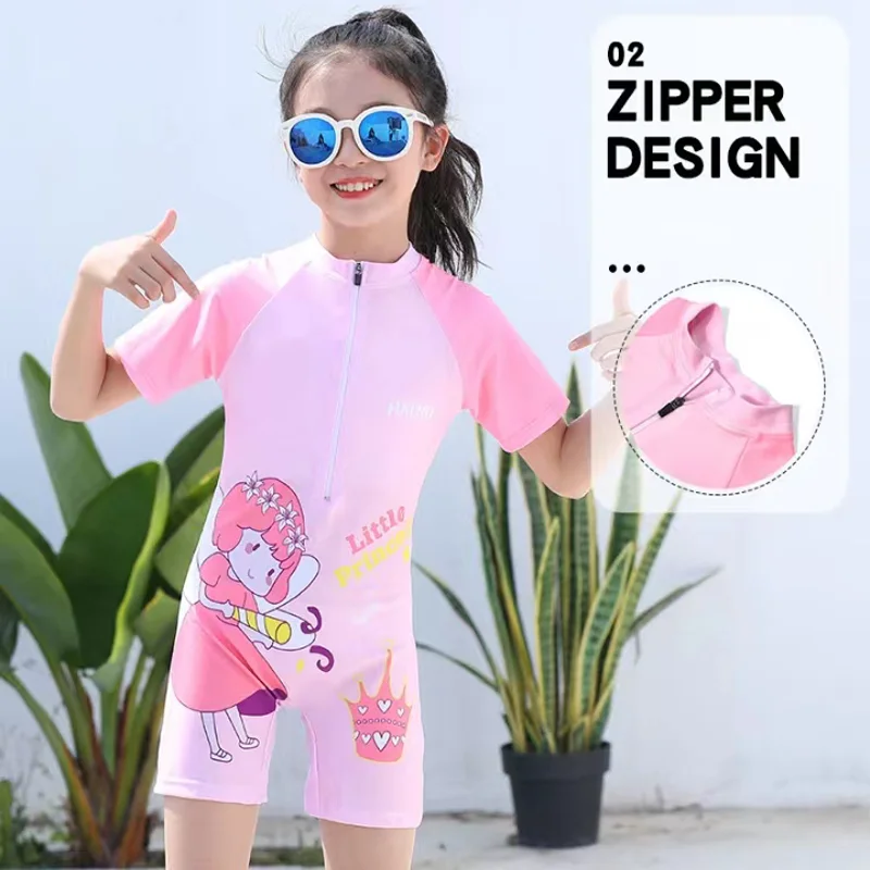 Bañador de una pieza infantil con estampado de dibujos animados - imagen 5