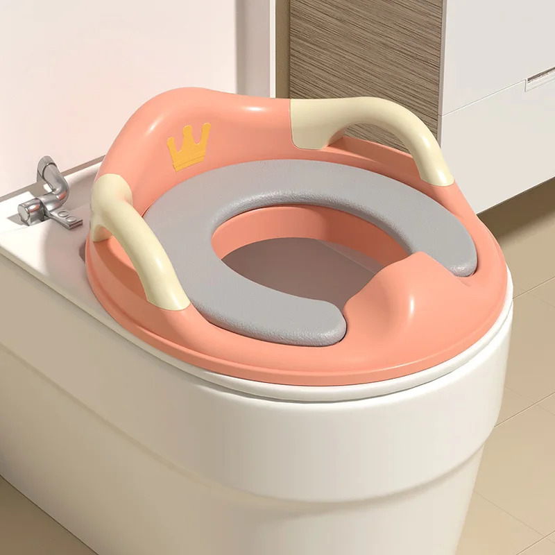 Reductor de WC para niños antideslizante con asa de orinal - imagen 5