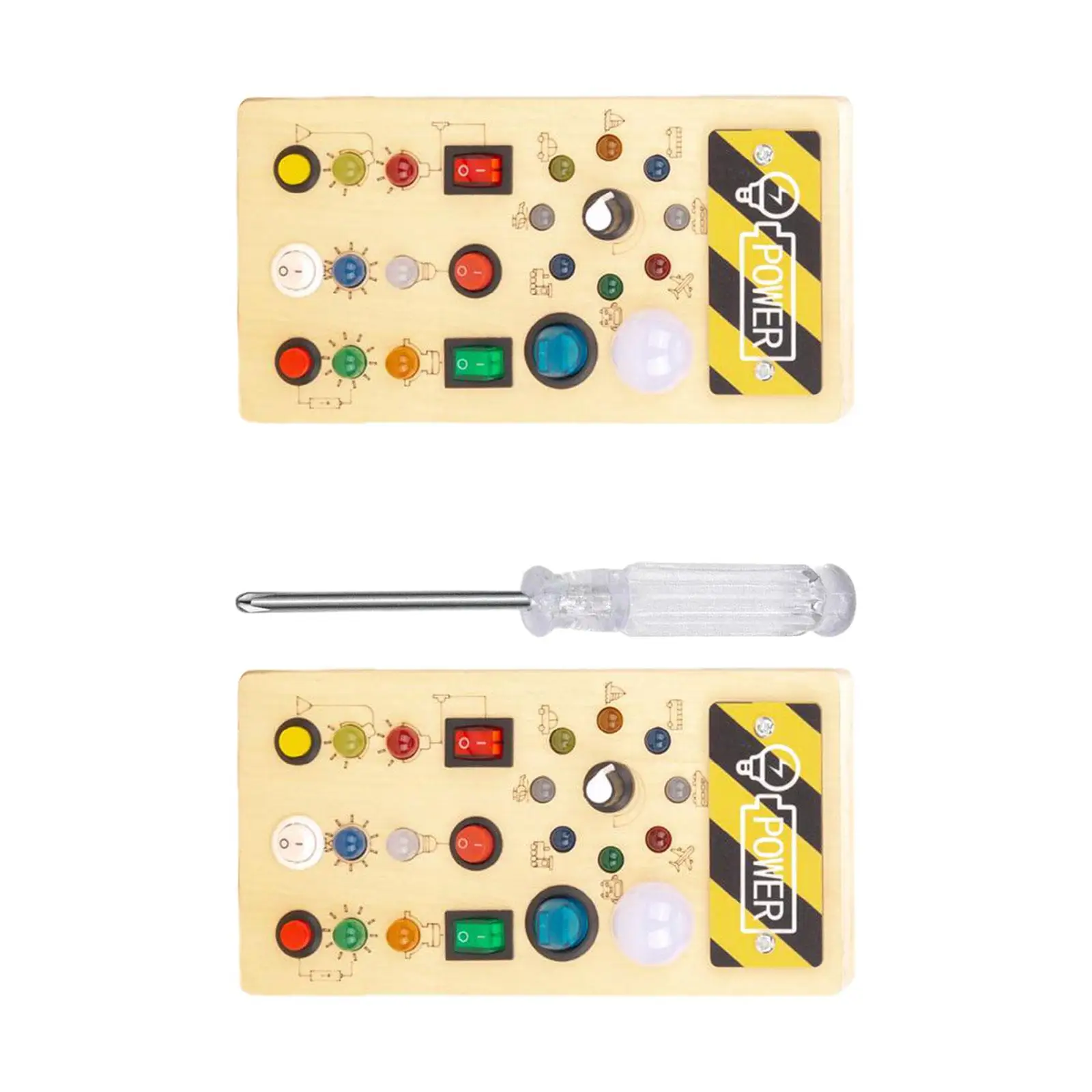 Montessori LED Busy Board Sensory Board Early Educational Baby Travel Toys for Travel Kids Children Preschool Birthday Gifts