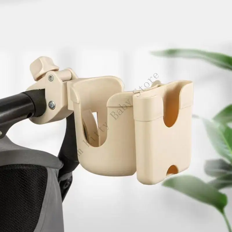 Portavasos universal giratorio para cochecito con soporte de móvil - imagen 4