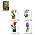 Set of four flowers