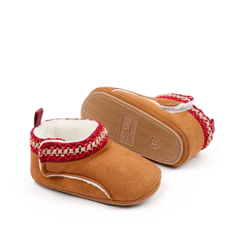 Botines de lana suave para bebé - Cálidos antideslizantes para primeros pasos - imagen 4