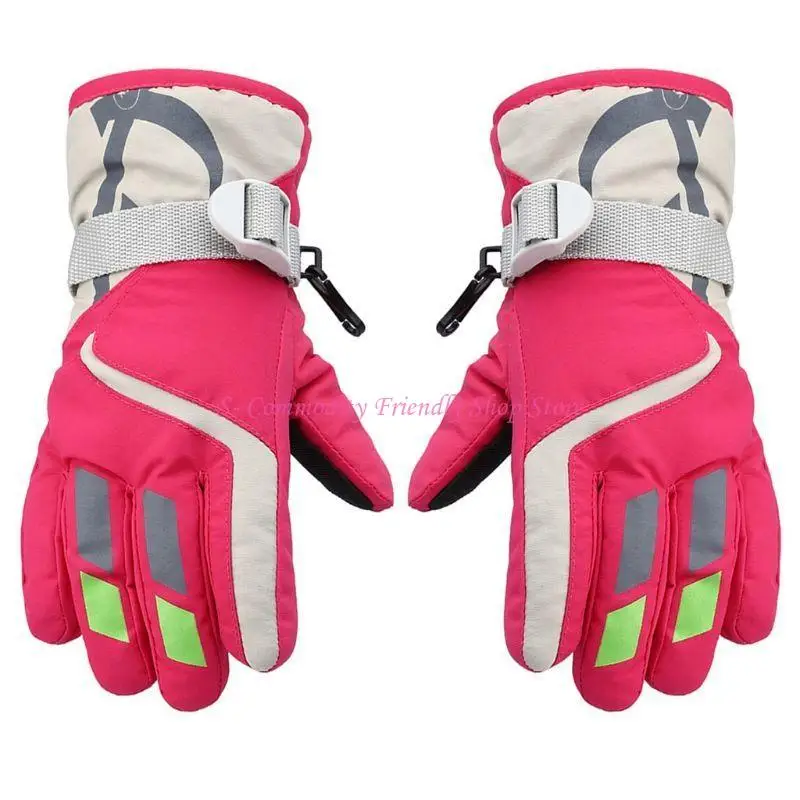 Guantes de invierno impermeables transpirables para niños y niñas - imagen 4