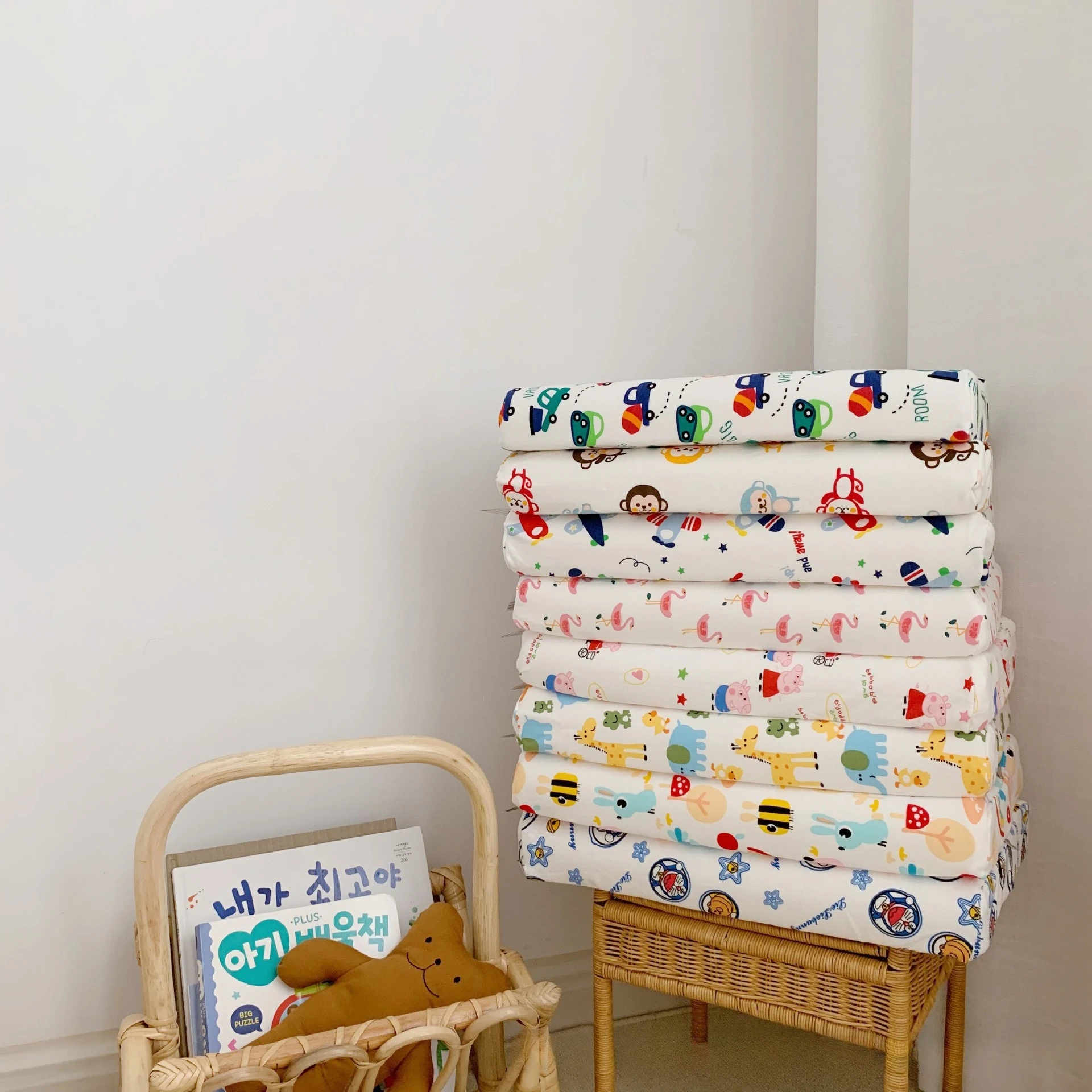 Almohadilla de látex de algodón suave para bebé, funda de almohada con memoria de goma de dibujos animados para bebé, funda de almohada de dinosaurio, funda de almohada de algodón puro de dibujos animados - imagen 3