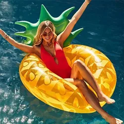 Flotador anillo de natación piña inflable gigante para piscina