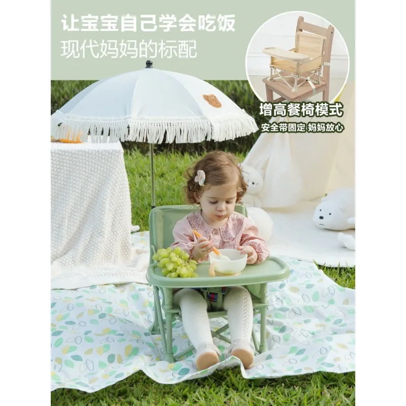 Silla de picnic infantil plegable para playa – Ligera y práctica - imagen 2