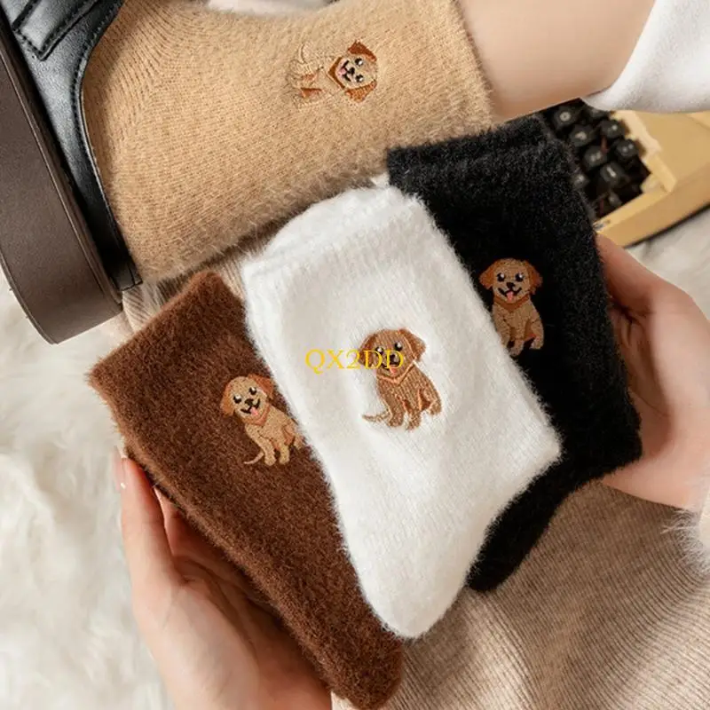 Calcetines térmicos forrados extragruesos con motivos de animales para niños - imagen 2
