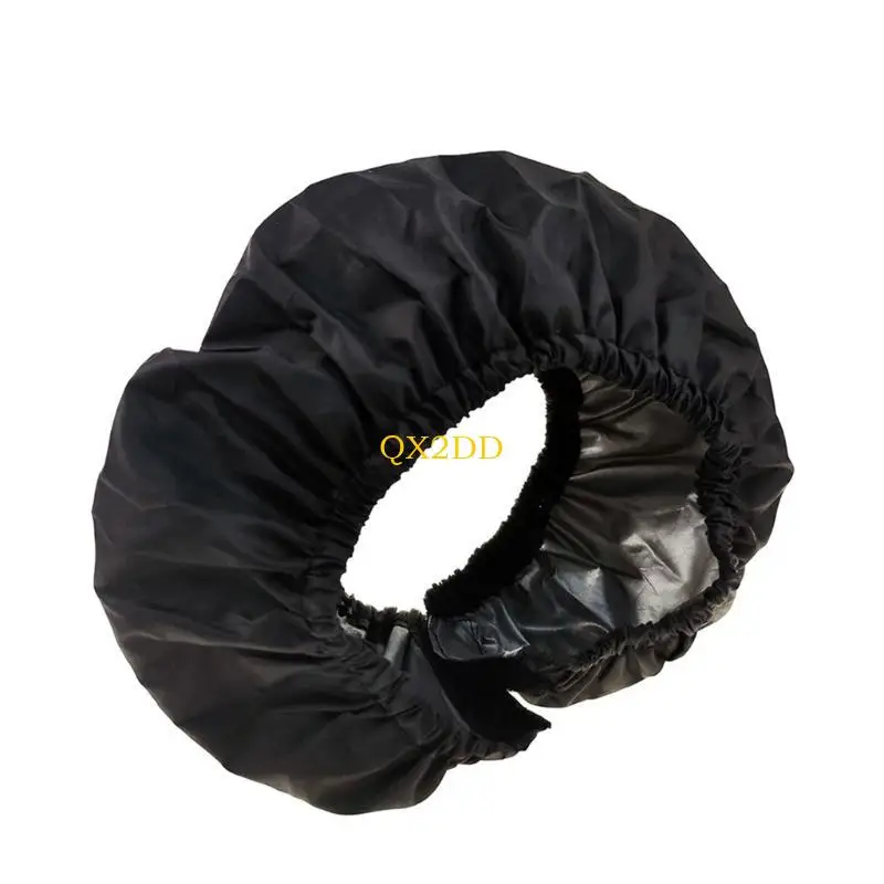 Cubierta rueda QX2D para cochecitos bebés, paquete 2 piezas carriolas protector prueba polvo - imagen 2