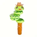 Green twisted snake