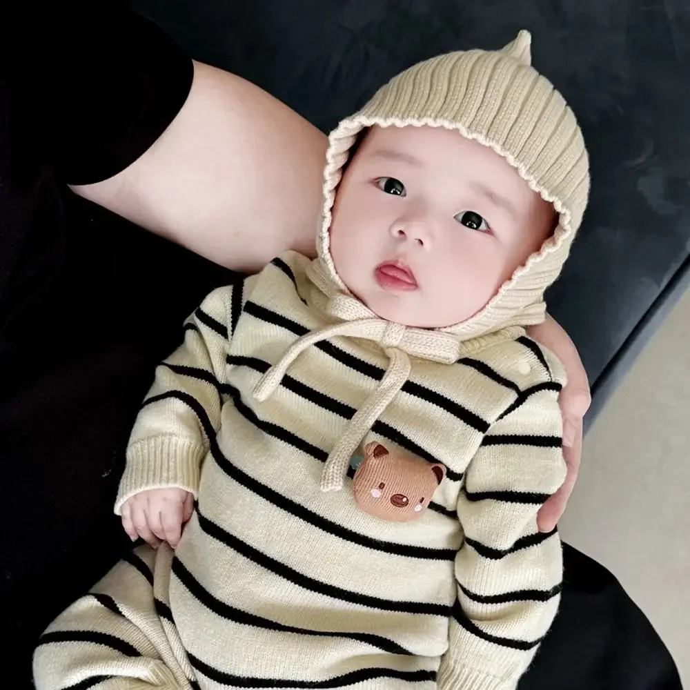 Gorro infantil de punto suave con protección auditiva para niños - imagen 5