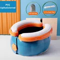 Blue PVC Upholstered