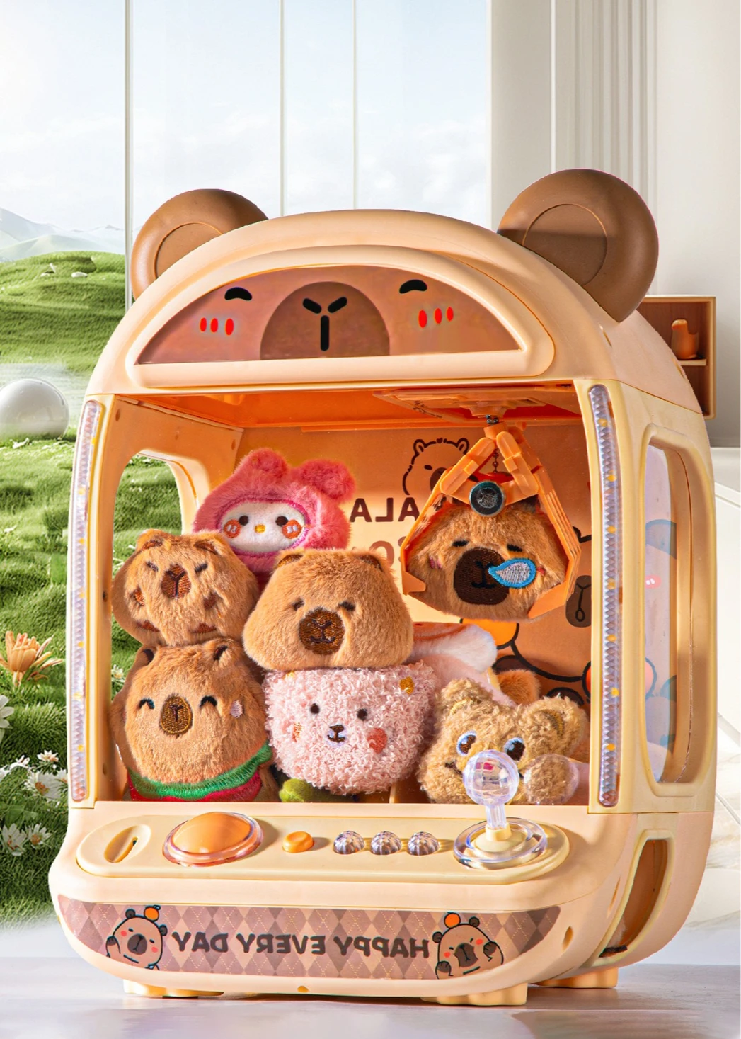 Máquina de demócras infantil con garra mecánica