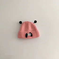 Gorro infantil de punto con protección para oídos y viento deportivo