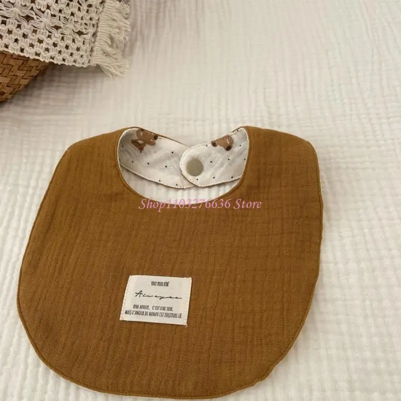 Toalla Saliva R6FD, Baberos para alimentar, babero suave y transpirable, delantal para babear, paños para eructar algodón - imagen 5