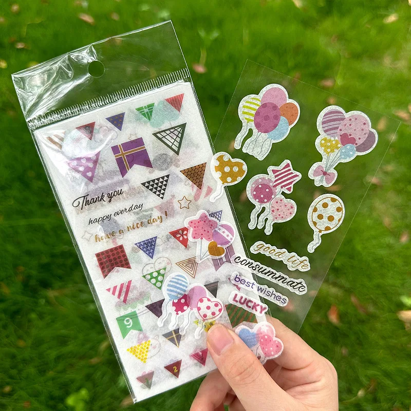 6 unids/pack pegatinas de papelería para iniciar papel redondo de cumpleaños pegatinas Kawaii pegatinas de planificador de regreso a la escuela - imagen 3