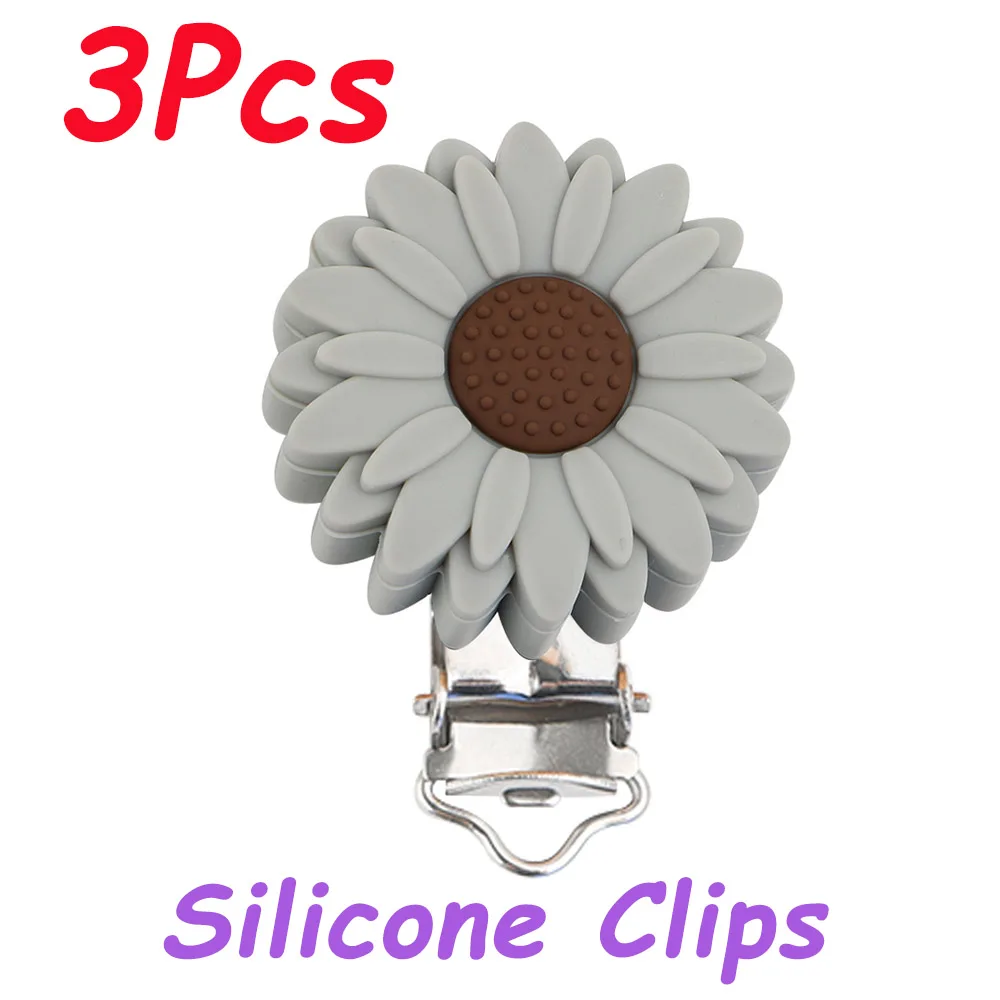 3pcs Light gray clip