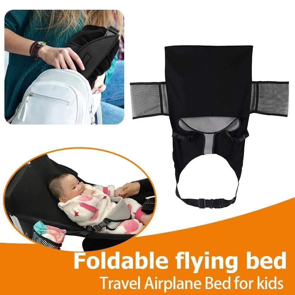 Cama de viaje plegable para niños pequeños, versión extendida, cómodo extensor de asiento infantil, asiento plano compacto para bebé, elementos esenciales de viaje