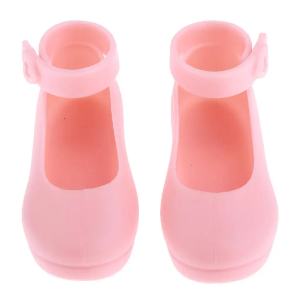 1/4 Doll Plastic High Shoes /4 Dolls Dress Up Set - Black