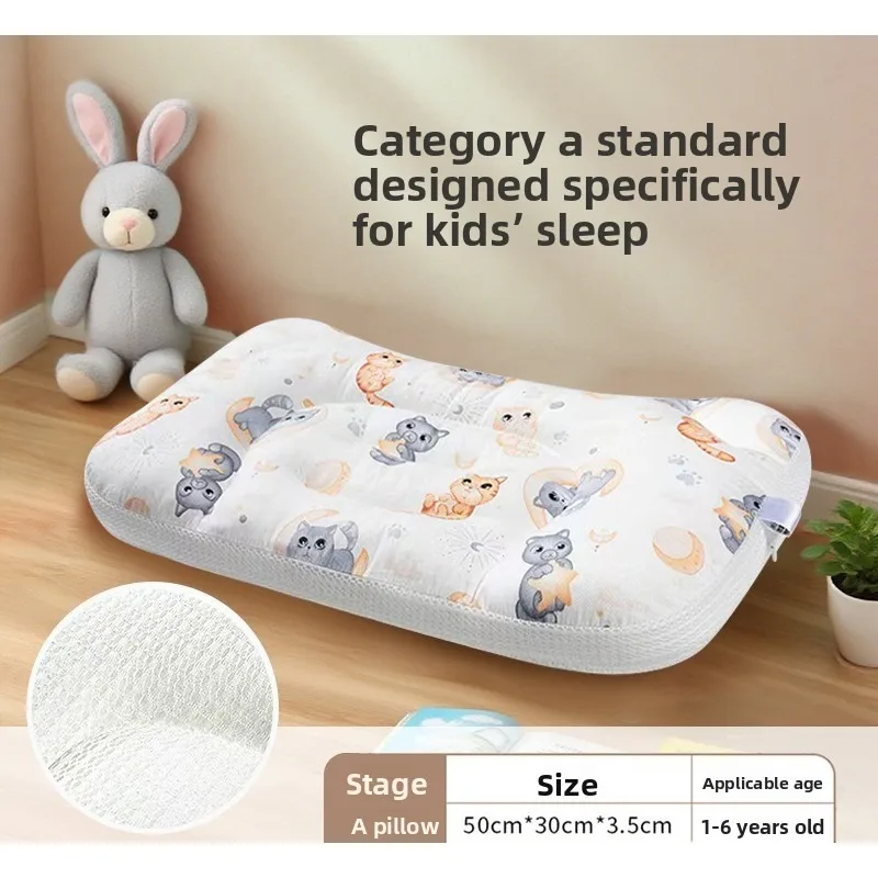 Almohada ergonómica infantil de soporte cervical para niños - imagen 4