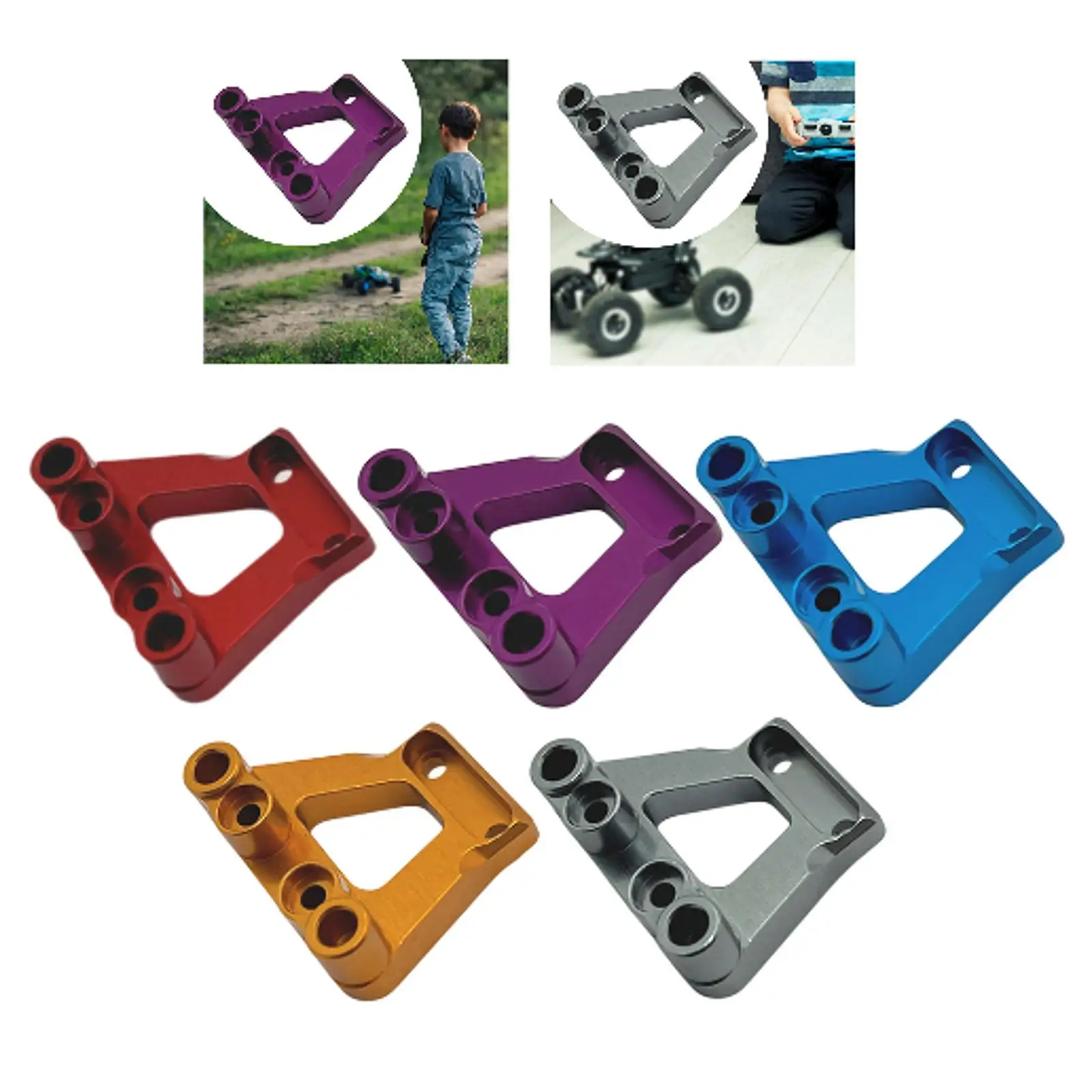 RC Cars Front Support Bracket High Strength Easy to Install Sturdy Multiuse RC Car Replace Parts for 1/14 14209 14210 Hobby Car
